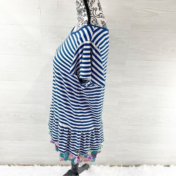 Matilda Jane Navigator Striped Floral Ruffle Top - Picture 5 of 7